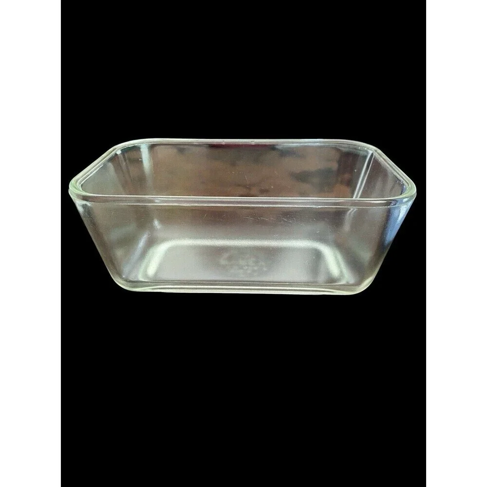 Vintage Pyrex Refrigerator Dish 502-B Clear Glass - BOWL ONLY